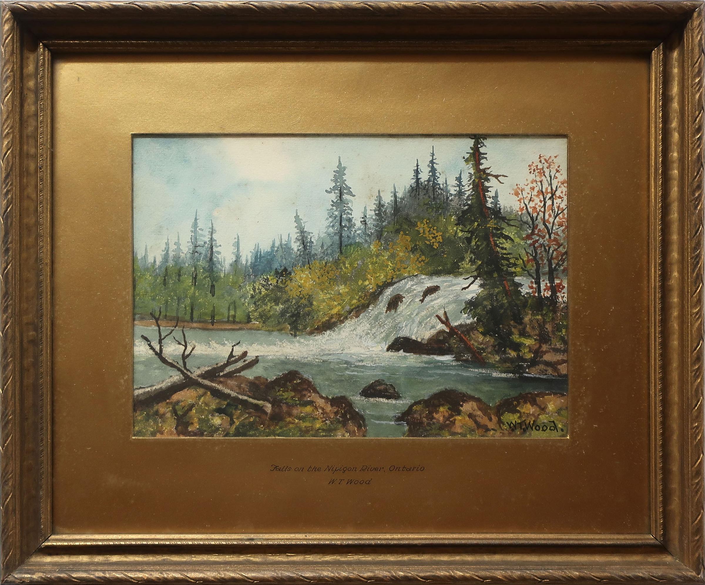 Simeonie Weetaluktuk (1921) - Falls On The Nipigon River, Ontario