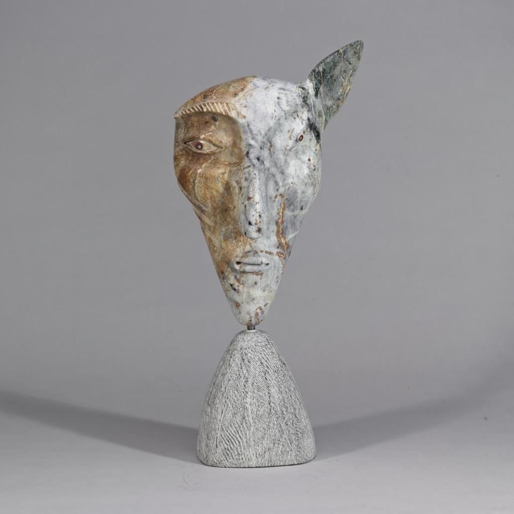 David Ruben Piqtoukun (1950) - Transformation Mask On Base