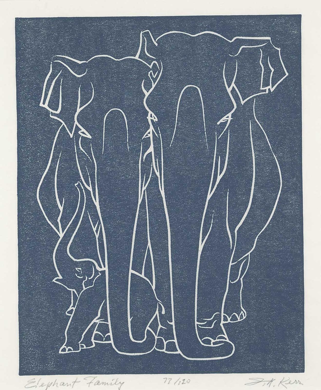 Illingworth Holey (Buck) Kerr (1905-1989) - Elephant Family  #77/120