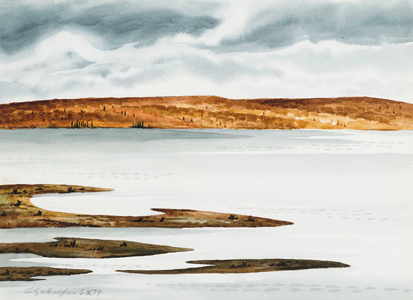 Carl Fellman Schaefer (1903-1995) - Low Water, Lake Kushog, Haliburton, Version III