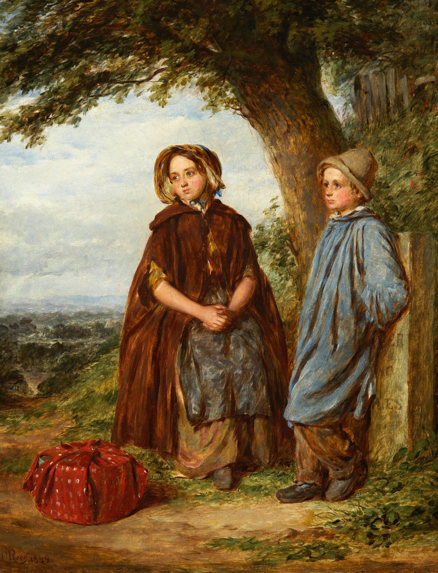 William Percy (1820-1903) - Mother and son; Father and daughter; a pair