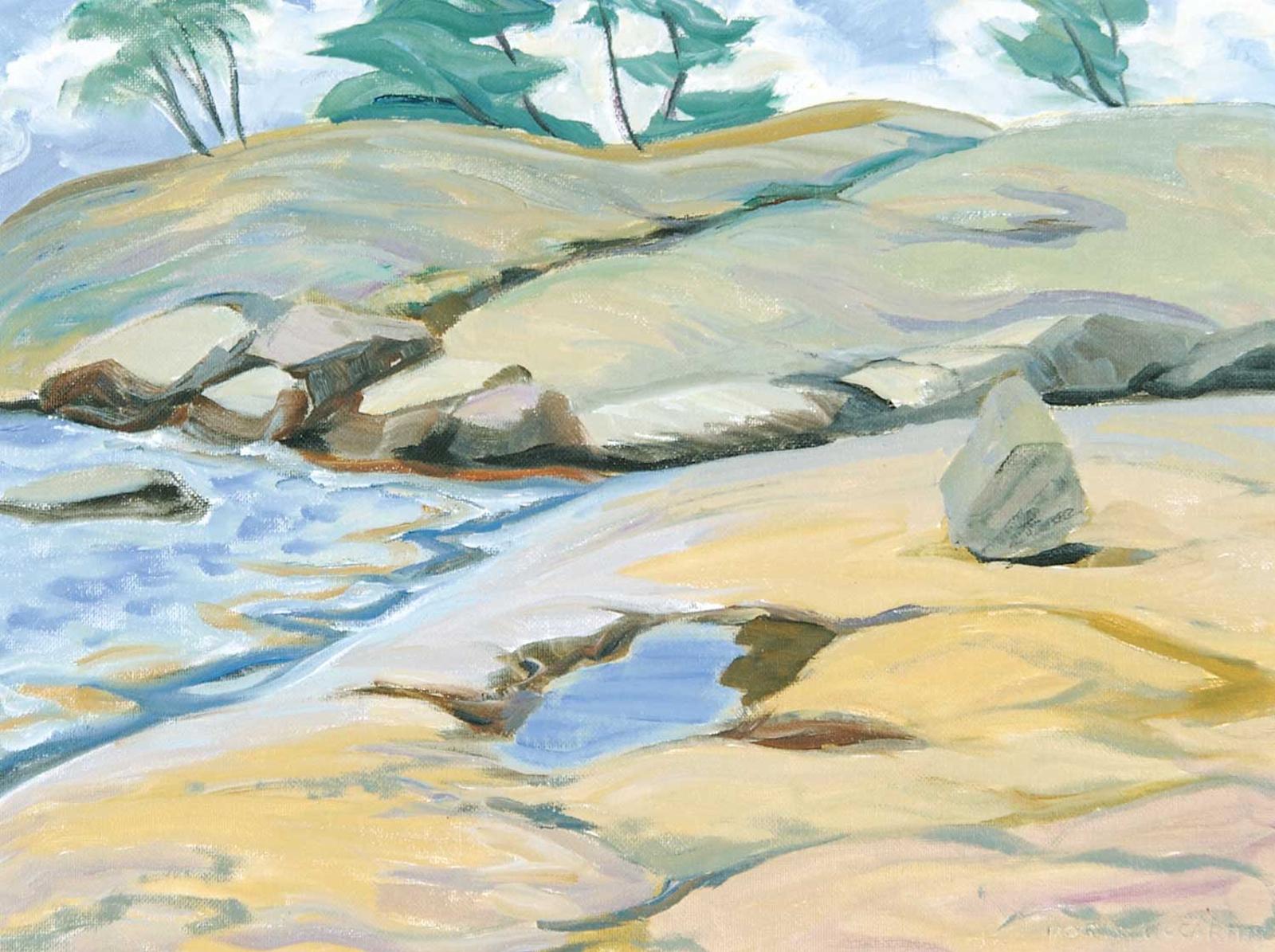 Doris Jean McCarthy (1910-2010) - Rocks on the Pancake [Georgian Bay]