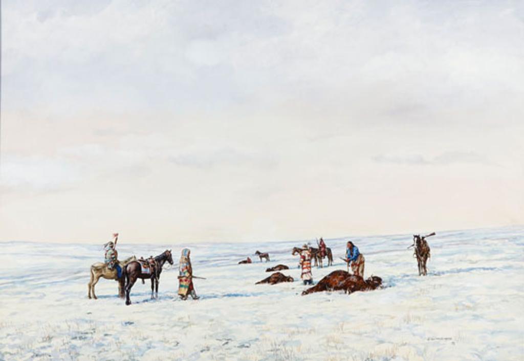 Hubert Wackermann (1945) - Blackfeet Buffalo Hunters
