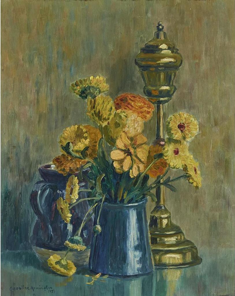 Caroline Helena Armington (1875-1939) - Fleurs Jaune