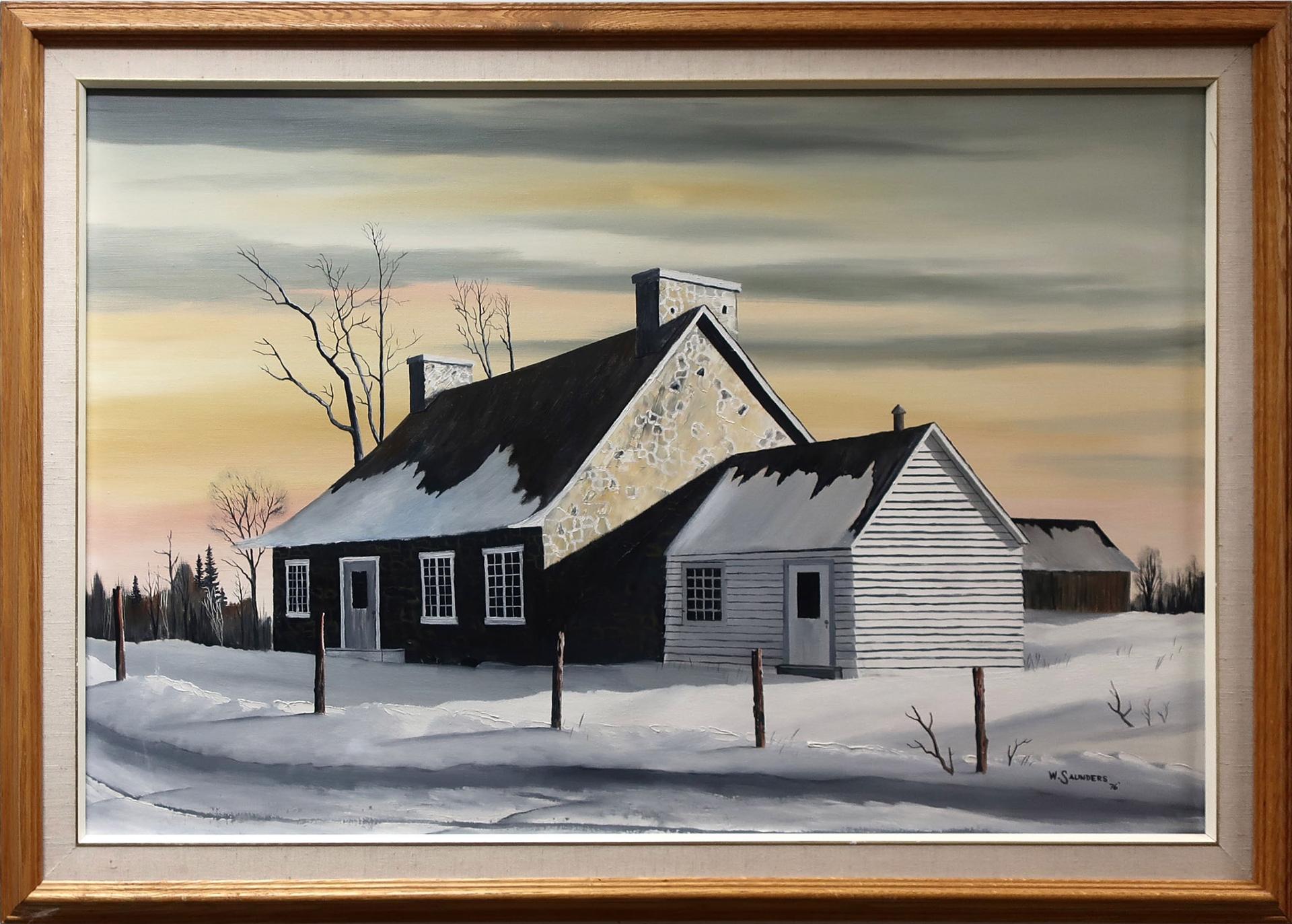 William (Bill) J. Saunders (1948) - Untitled (Quebec Homestead)