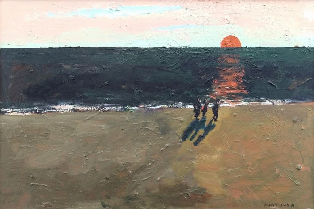 Molly L. Bobak (1920-2014) - Evening Beach