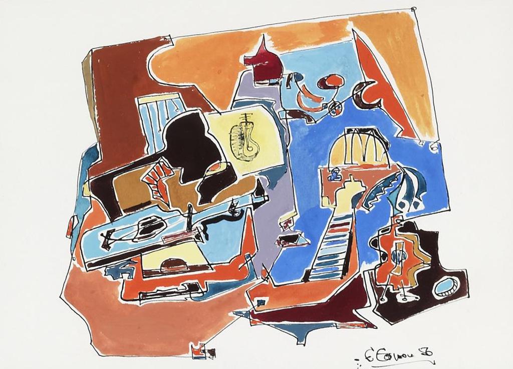 Charles Gagnon (1934-2003) - Abstract Composition
