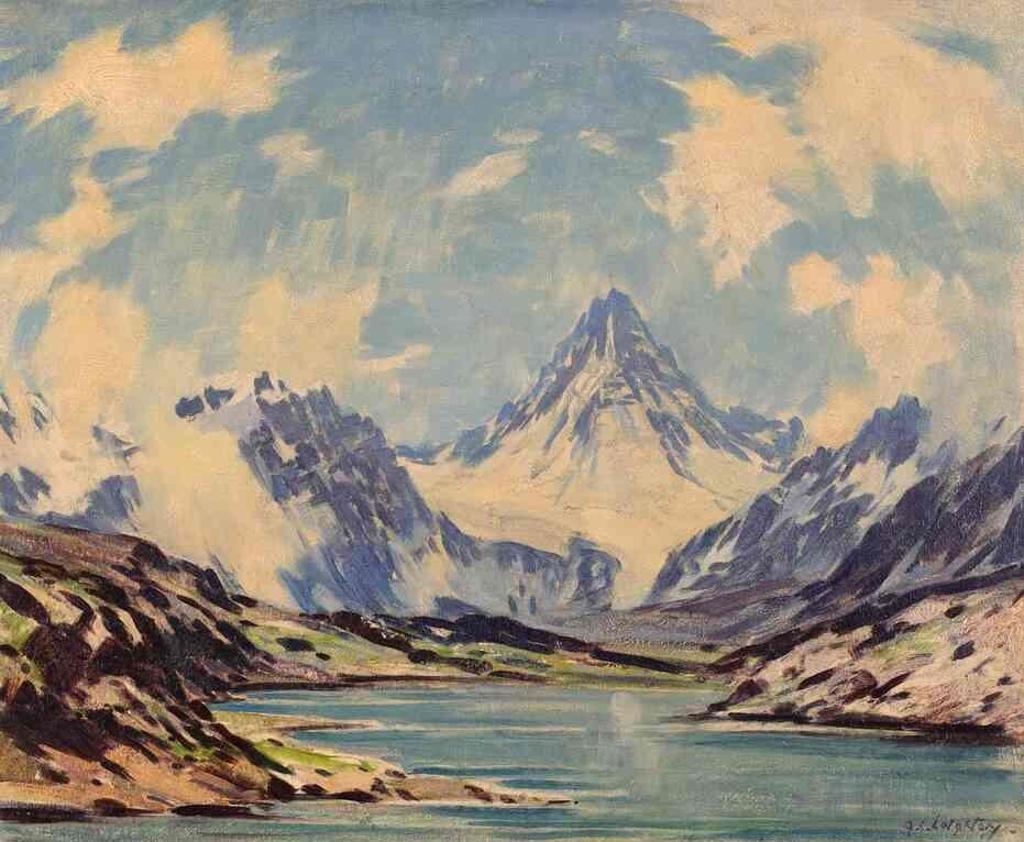 Alfred Crocker Leighton (1901-1965) - Mt. Assiniboine; Ca 1948