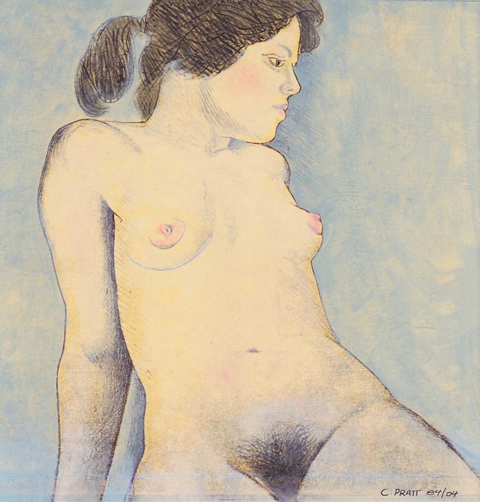 John Christopher Pratt (1935) - Anonymous Nude with a Ponytail