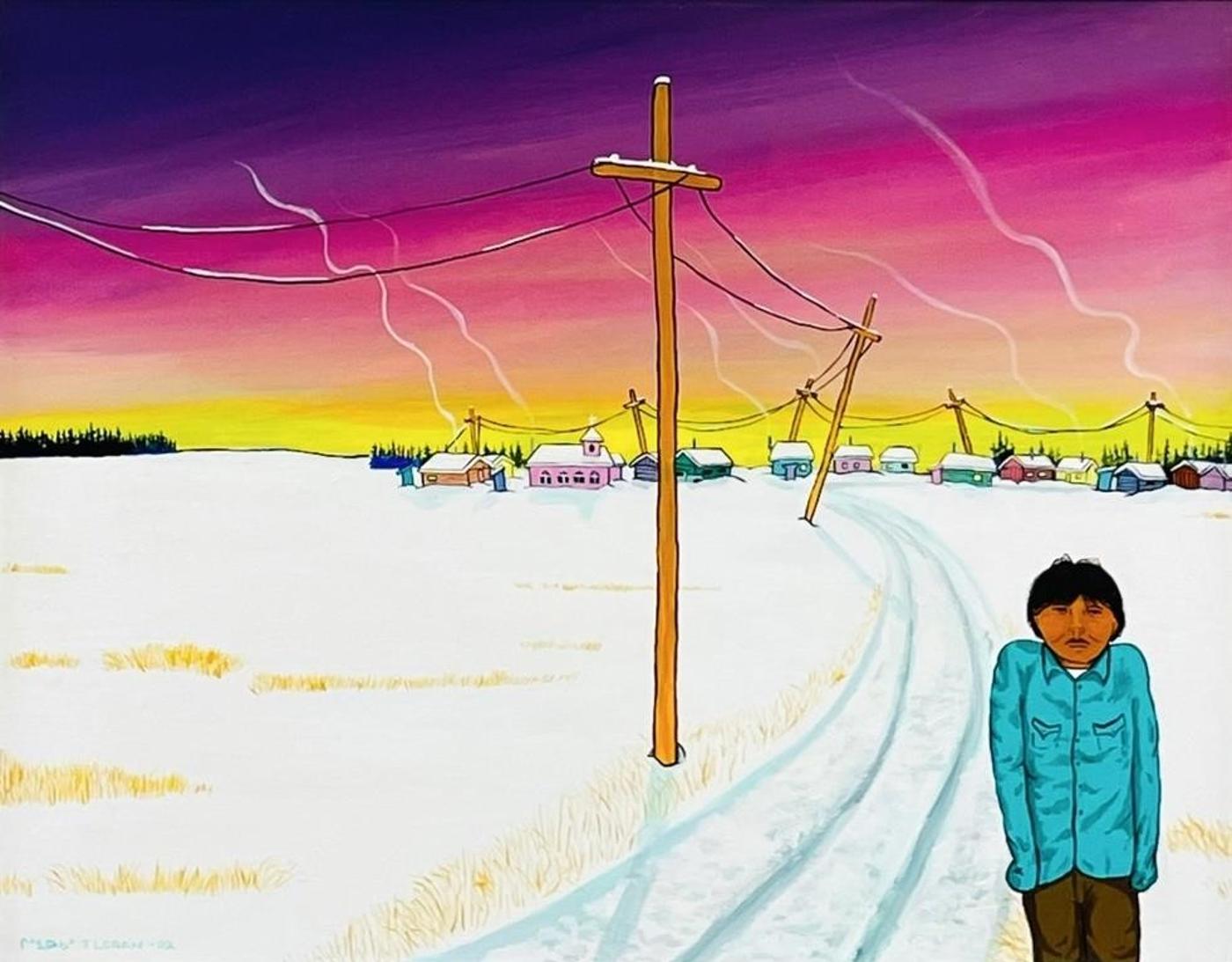 Jim Logan (1955) - acrylic on board