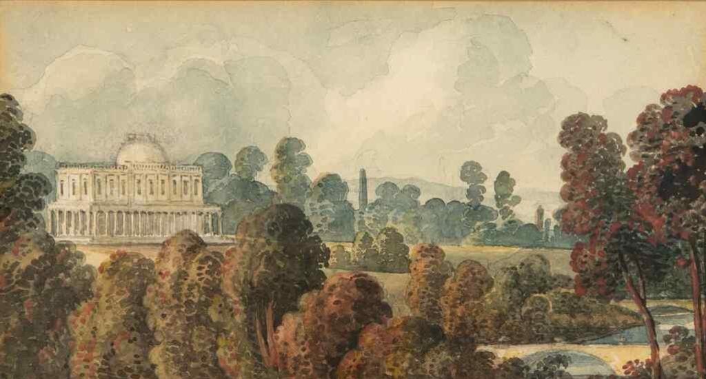 George Heriot (1766-1844) - Pittville near Cheltenham (c.1920)