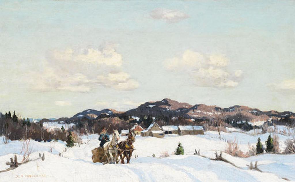 Frederick Simpson Coburn (1871-1960) - Horses in Winter
