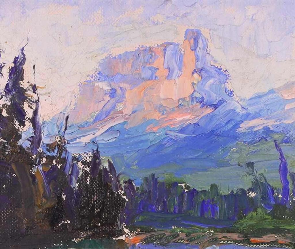 Nicholas (Nickola) de Grandmaison (1892-1978) - Mt Eisenhower, Banff, Alta