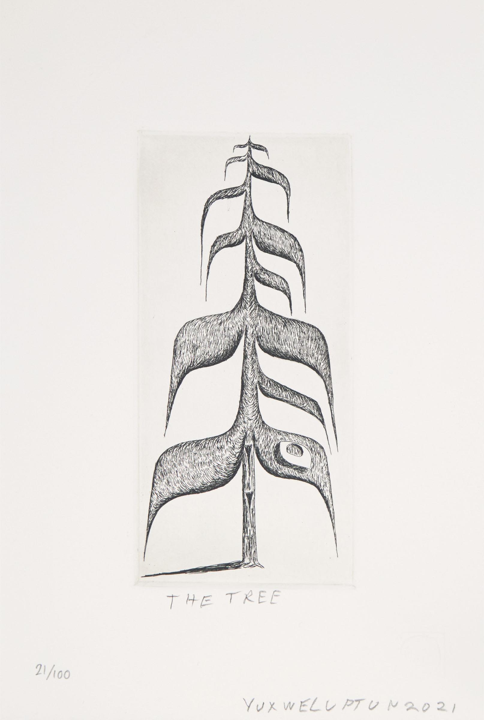 Lawrence Paul Yuxweluptun (1957) - THE TREE, 2021