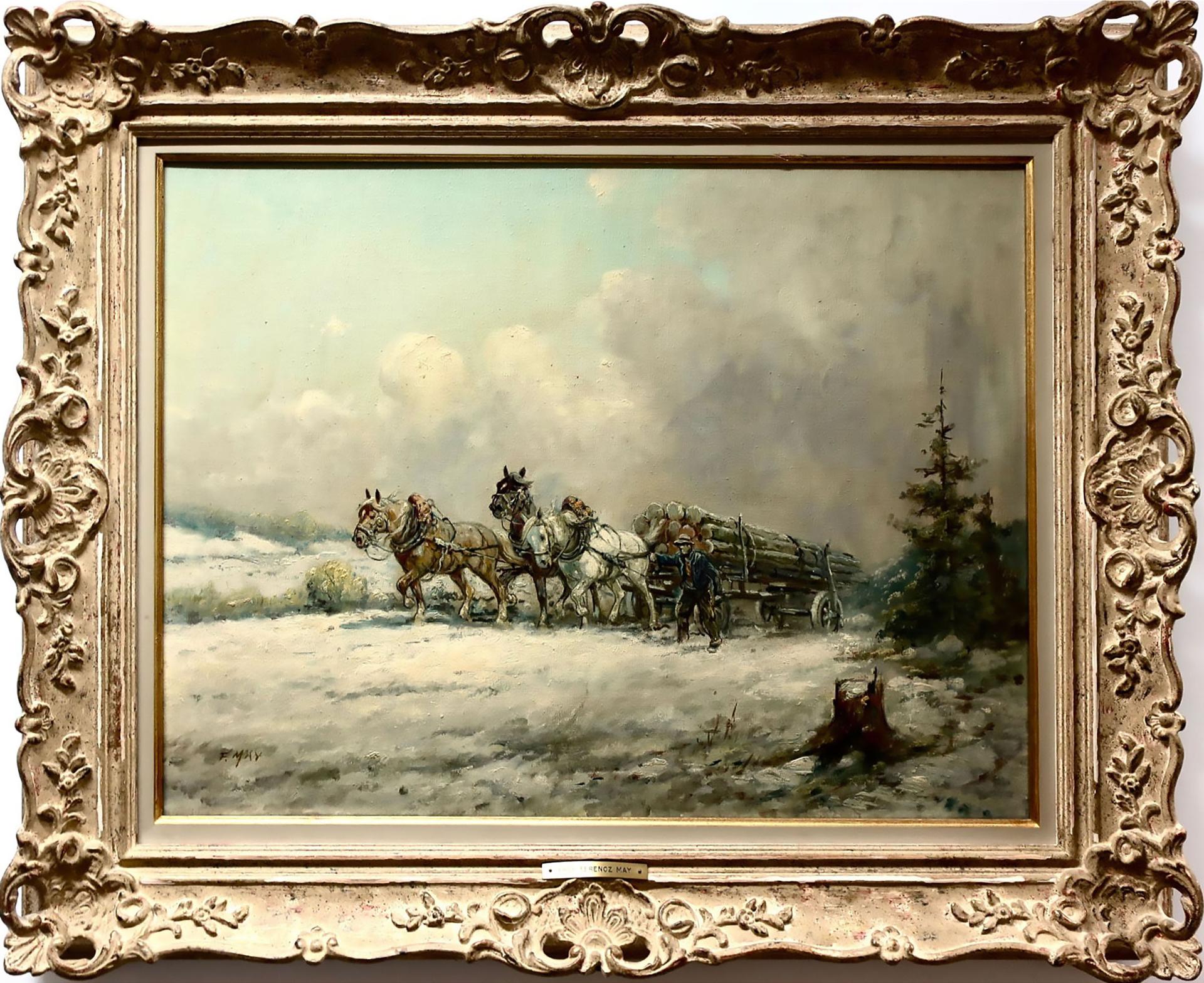 Prof. Fernecz May - Hauling Logs In Winter