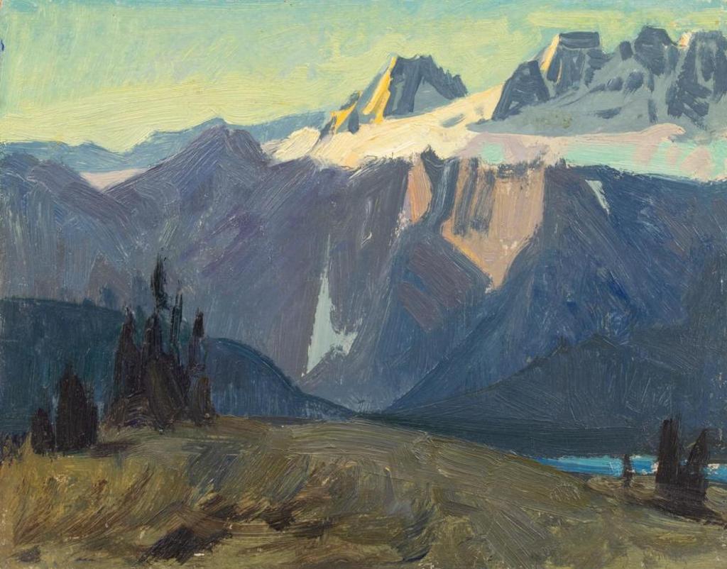 Peter Maxwell Ewart (1918-2001) - Above Moraine Lake (Valley of Ten Peaks)