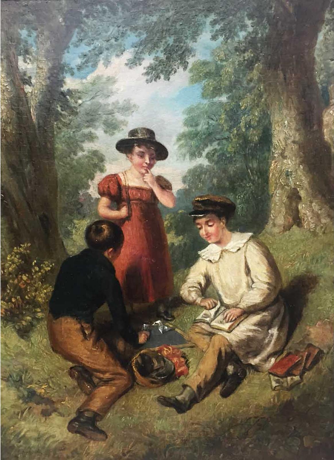 William Mulready (1786-1863) - Children in a meadow