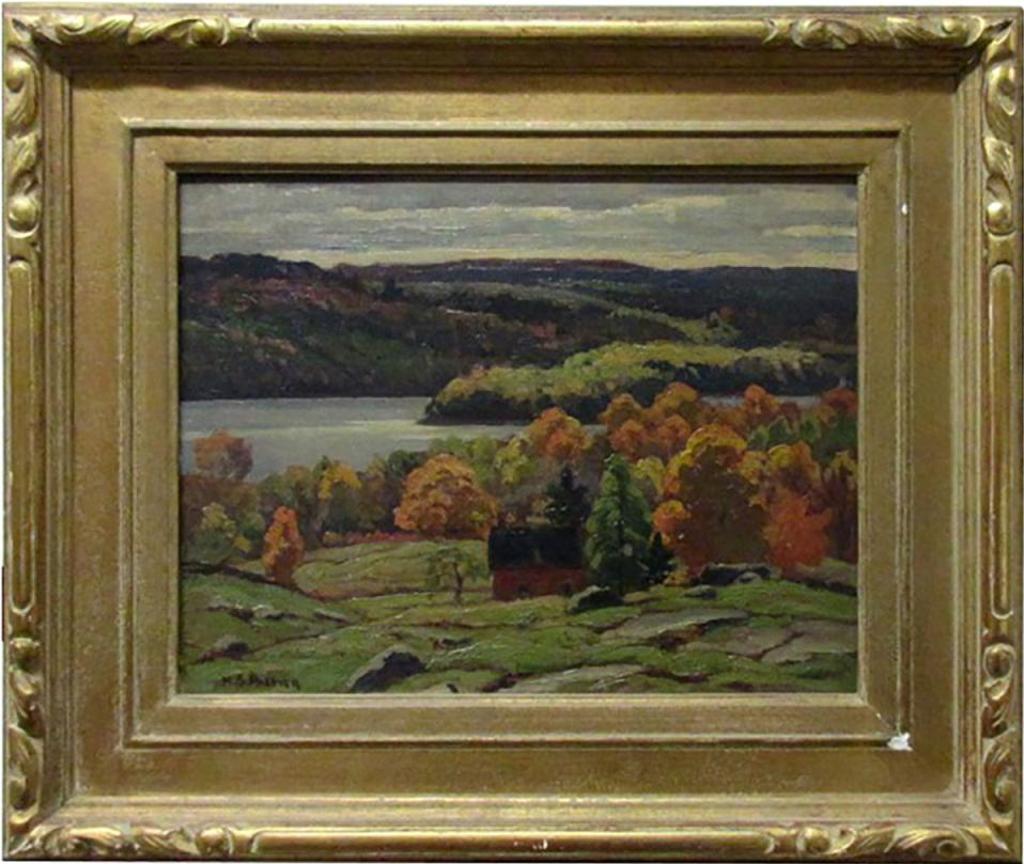 Herbert Sidney Palmer (1881-1970) - Sketch For - Across Lake Kashag, Haliburton, Ontario
