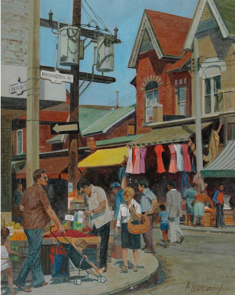 Andris Leimanis (1938) - A Sunny Summer Day, Kensington Market