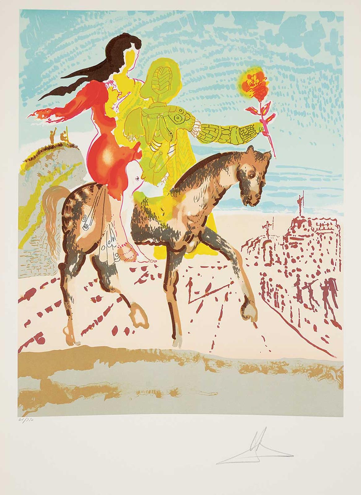 Salvador Dalí (1904-1989) - The Messiah [from The Jerusalem Suite]  #61/350