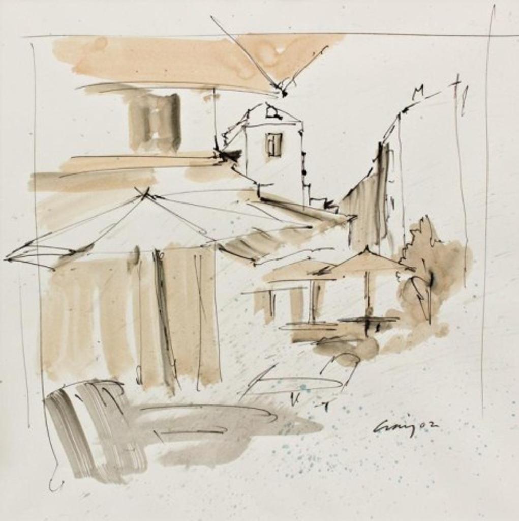 Philip Craig (1951) - Study of a Village Lane