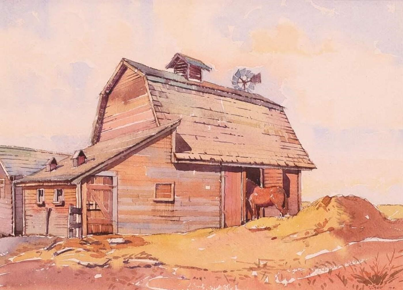 Henry George Glyde (1906-1998) - Barn, Grand Prairie; 1940