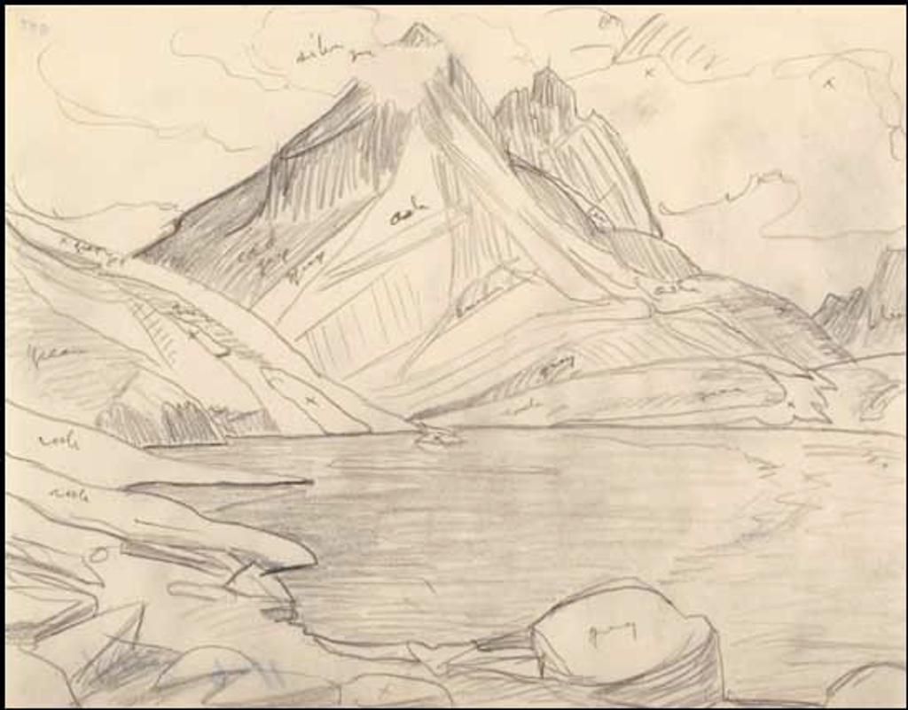 Lawren Stewart Harris (1885-1970) - Rocky Mountain Drawing 9 - 11