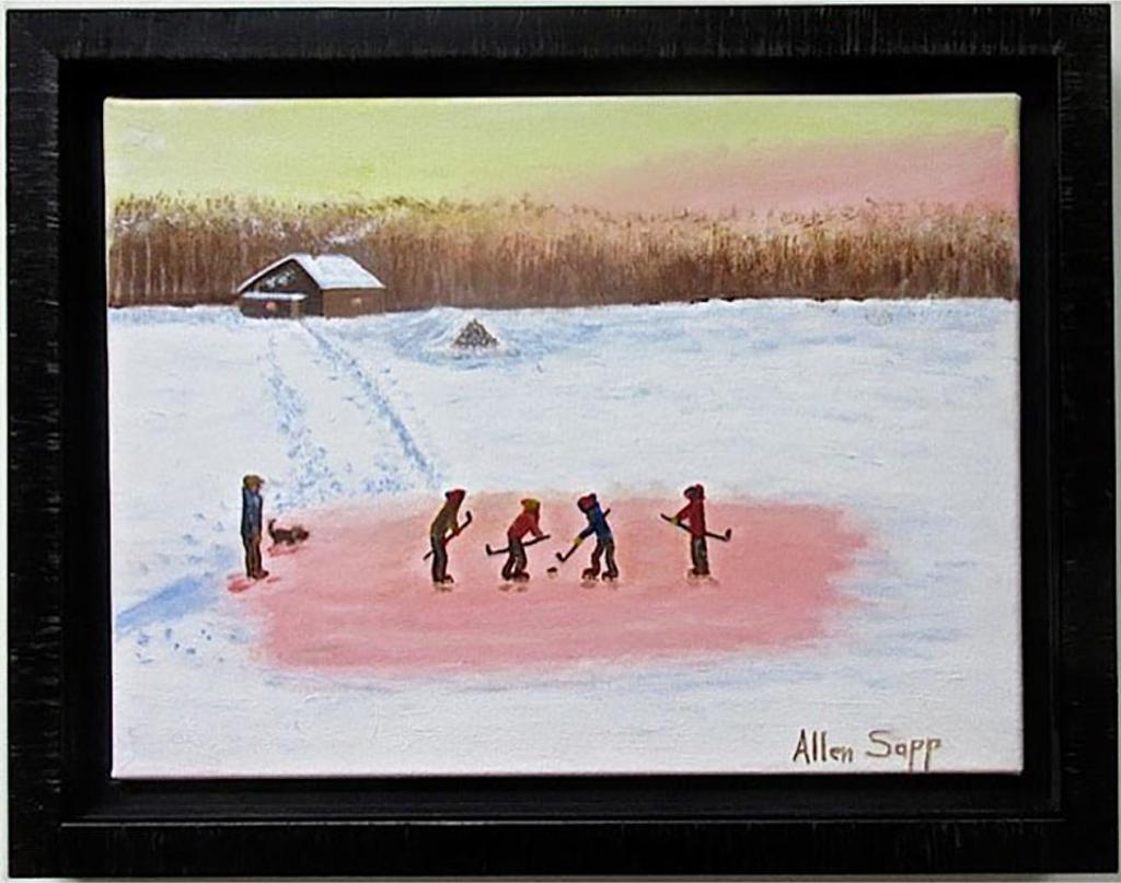 Allen Fredrick Sapp (1929-2015) - The Hockey Game