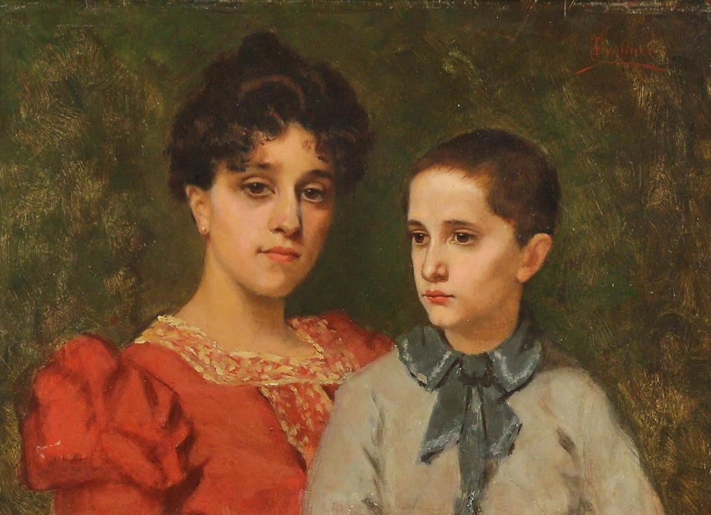 Edmond Dyonnet (1859-1954) - Mother And Son