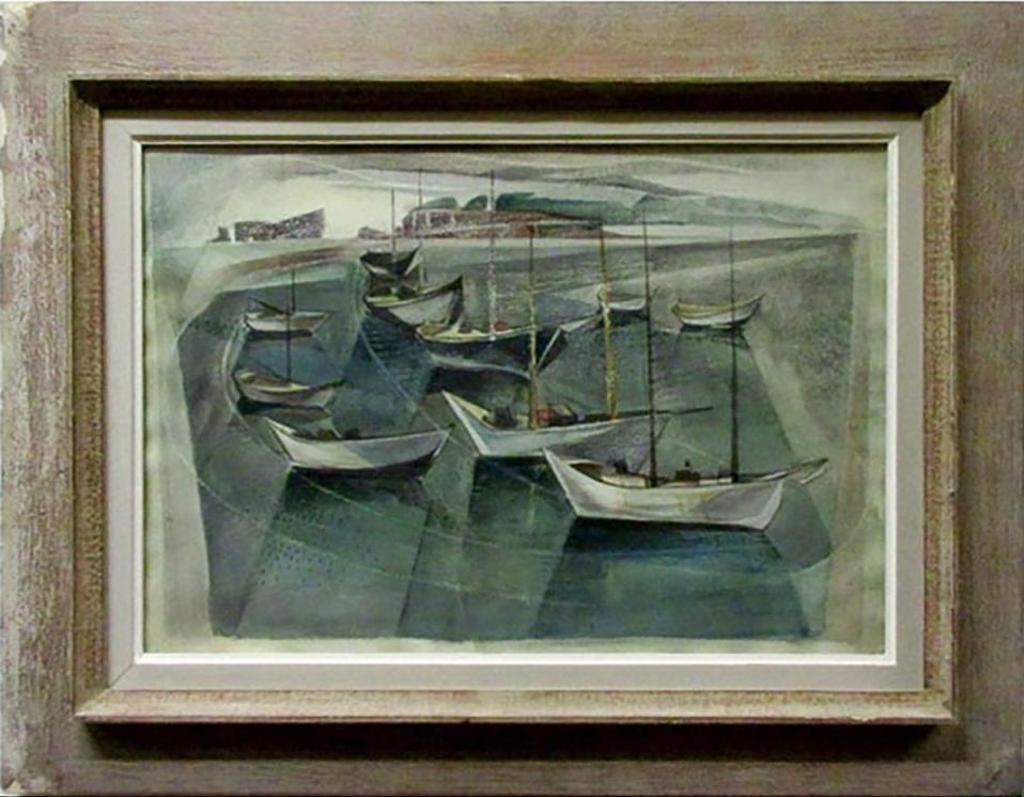 Bobs (Zema Barbara) Cogill Haworth (1900-1988) - Fish Stages At Malbaie