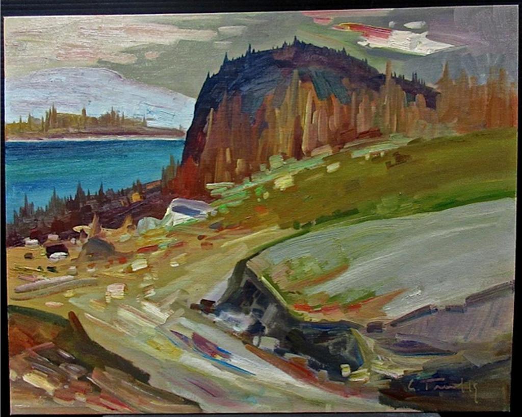 Louis Tremblay (1949) - Untitled (Road To Lake)