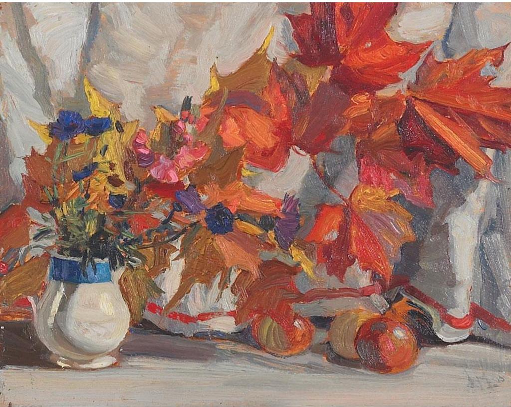 James Edward Hervey (J.E.H.) MacDonald (1873-1932) - Leaves And Flowers
