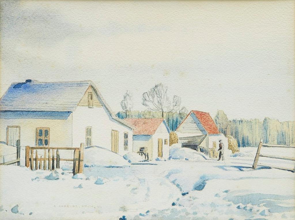 Donald Appelbee Smith (1917) - Farm, Winter