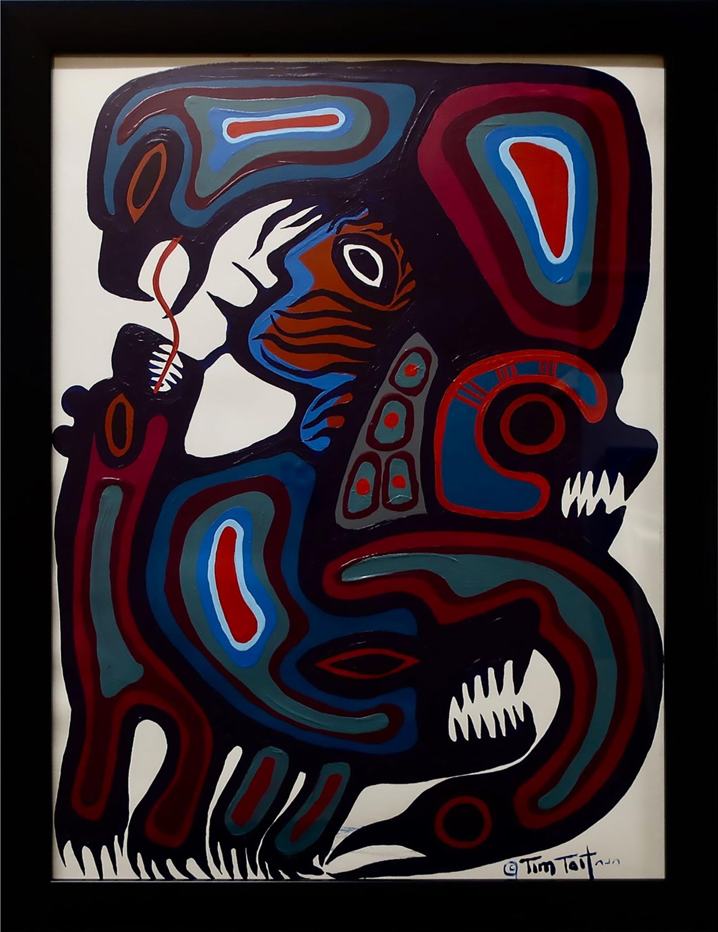 Tim Tait (1970) - Untitled (Shaman With Bears And Birds)