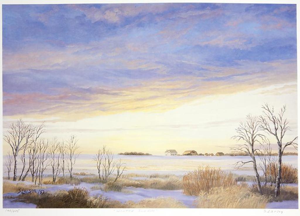 Sharon Larson (1941) - Winter Sunrise