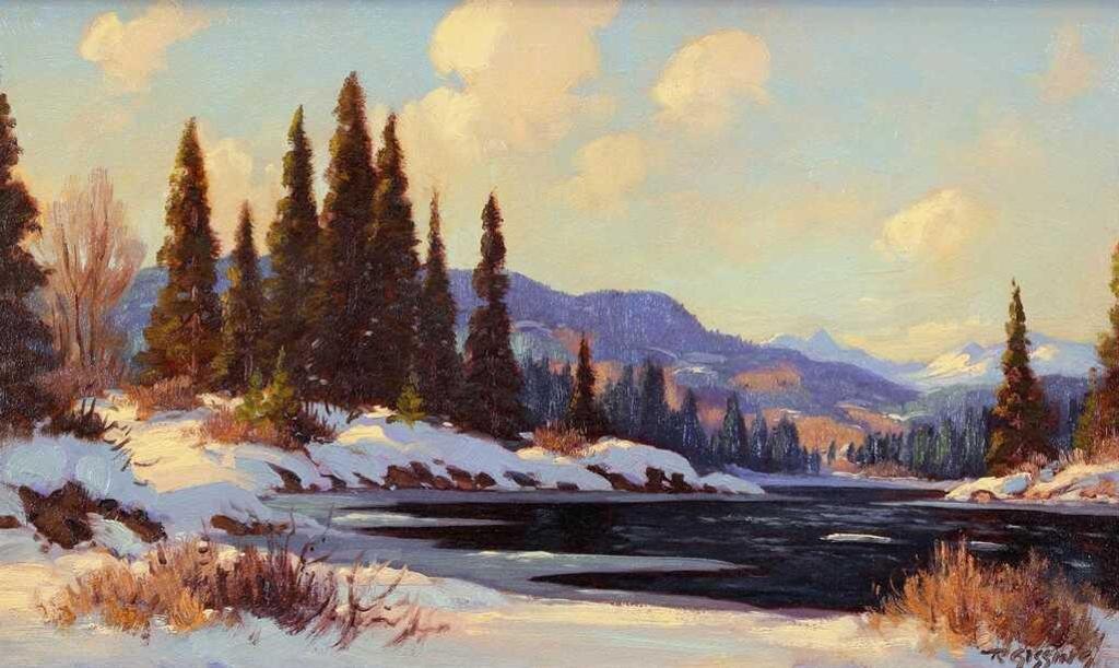 Roland Gissing (1895-1967) - Winter Shadows