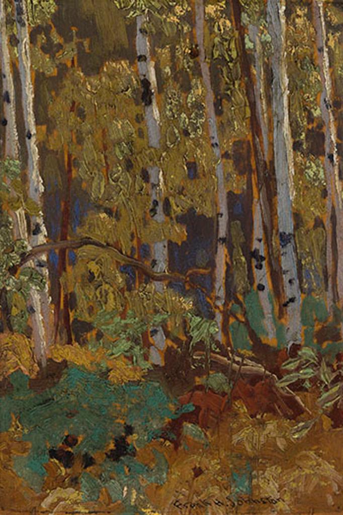 Frank (Franz) Hans Johnston (1888-1949) - October Birches