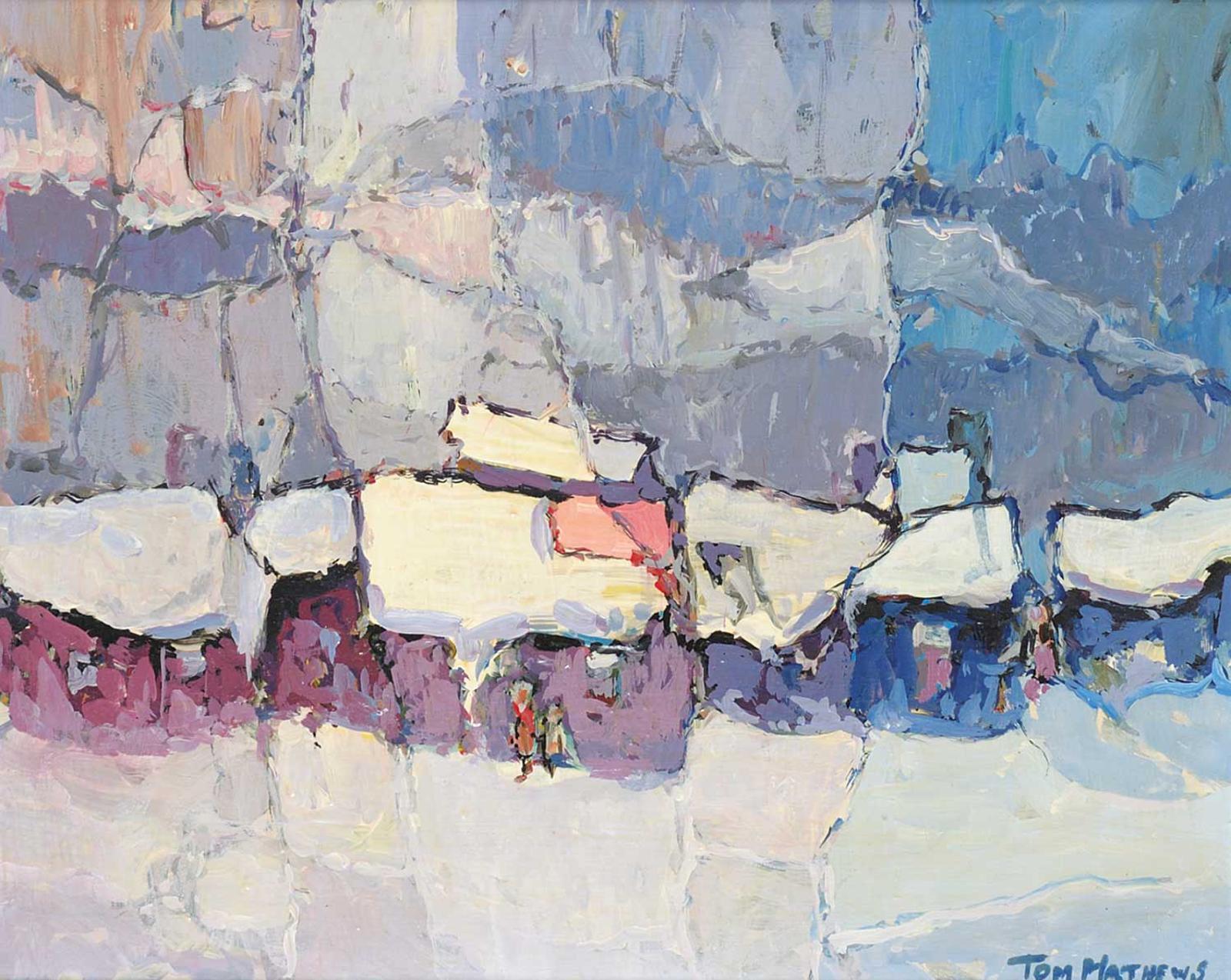 Thomas Tom Mathews (1920-2000) - Pink and Blue