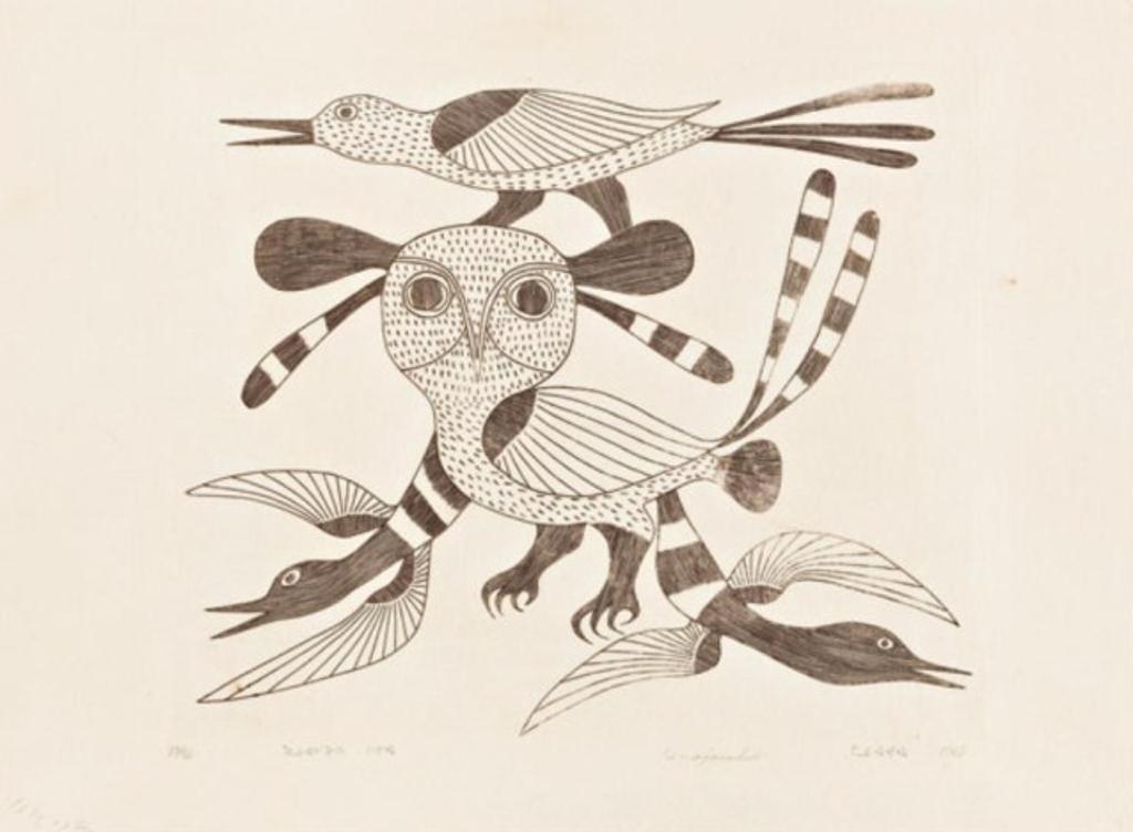 Kenojuak Ashevak (1927-2013) - Engraving