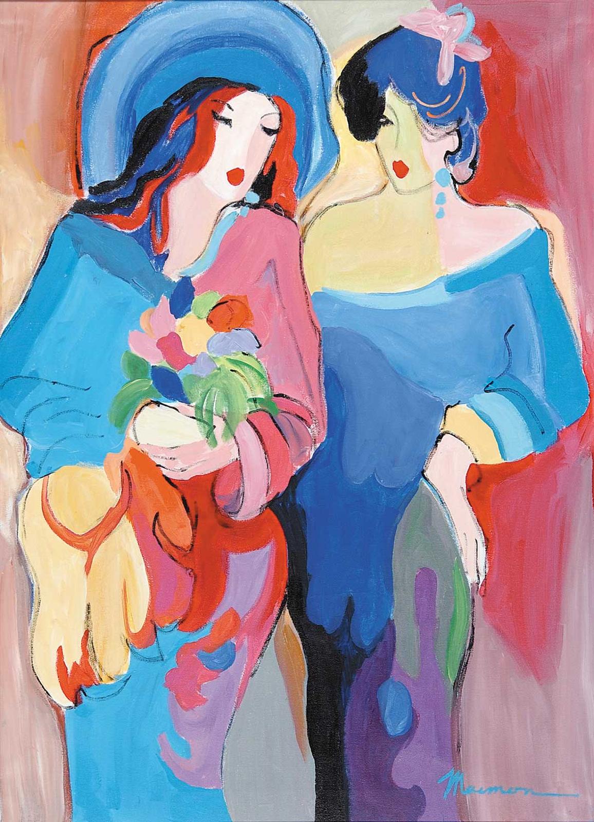 Isaac Maimon (1951) - Untitled - Ladies in Afternoon