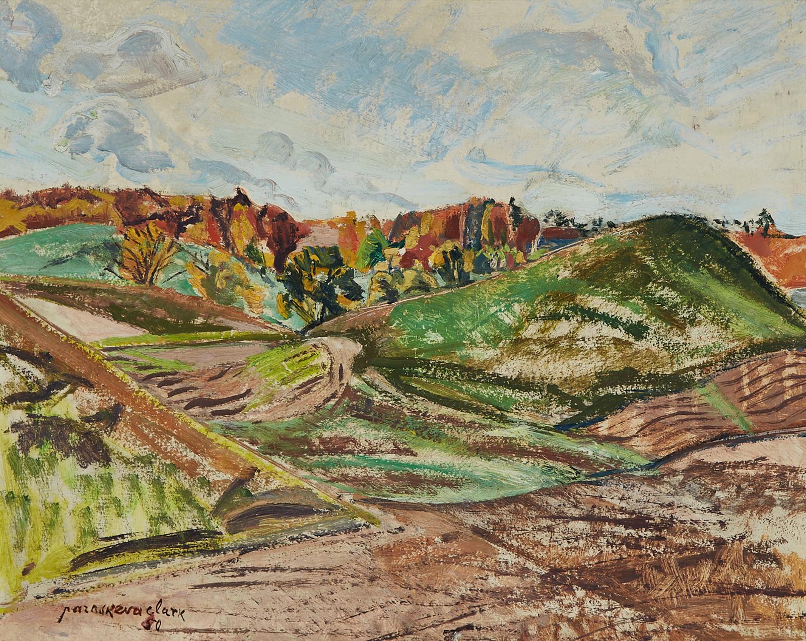 Paraskeva Plistik Clark (1898-1986) - Fall Landscape, 1950