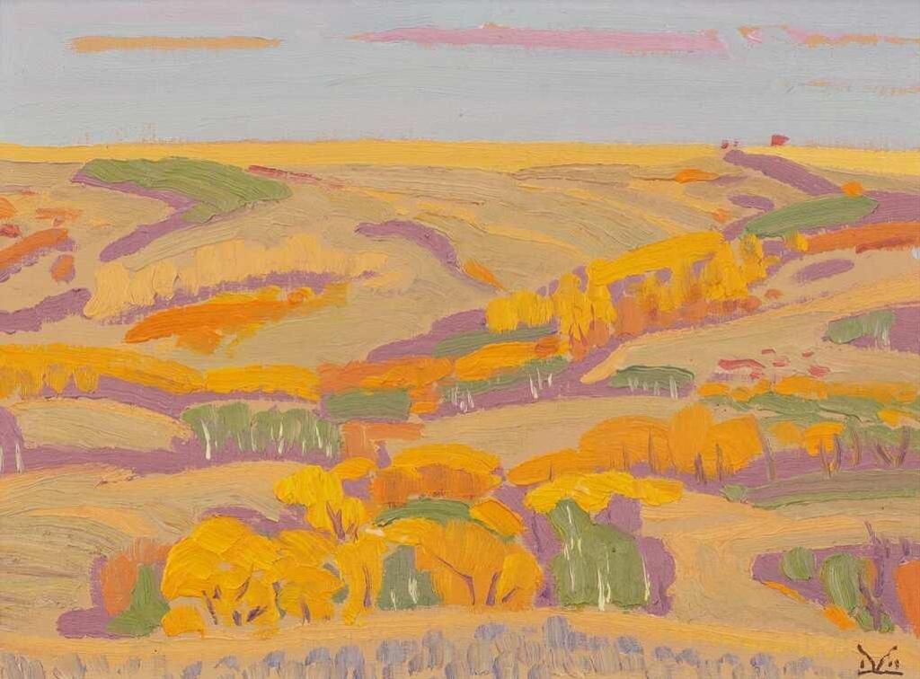 Illingworth Holey (Buck) Kerr (1905-1989) - Autumn, Quappelle Hills; 1981
