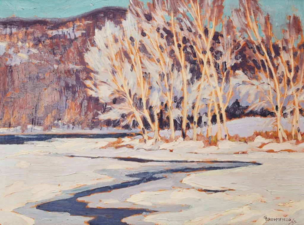 Adolphus George Broomfield (1906-1992) - Frost on Birch Trees