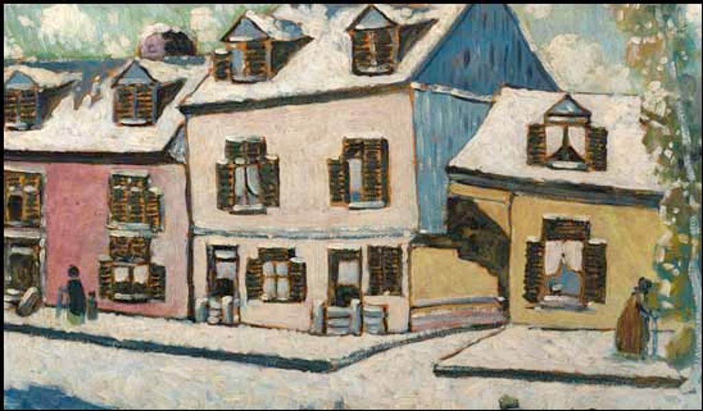 Marc-Aurèle Fortin (1888-1970) - Wolf Street, Montreal