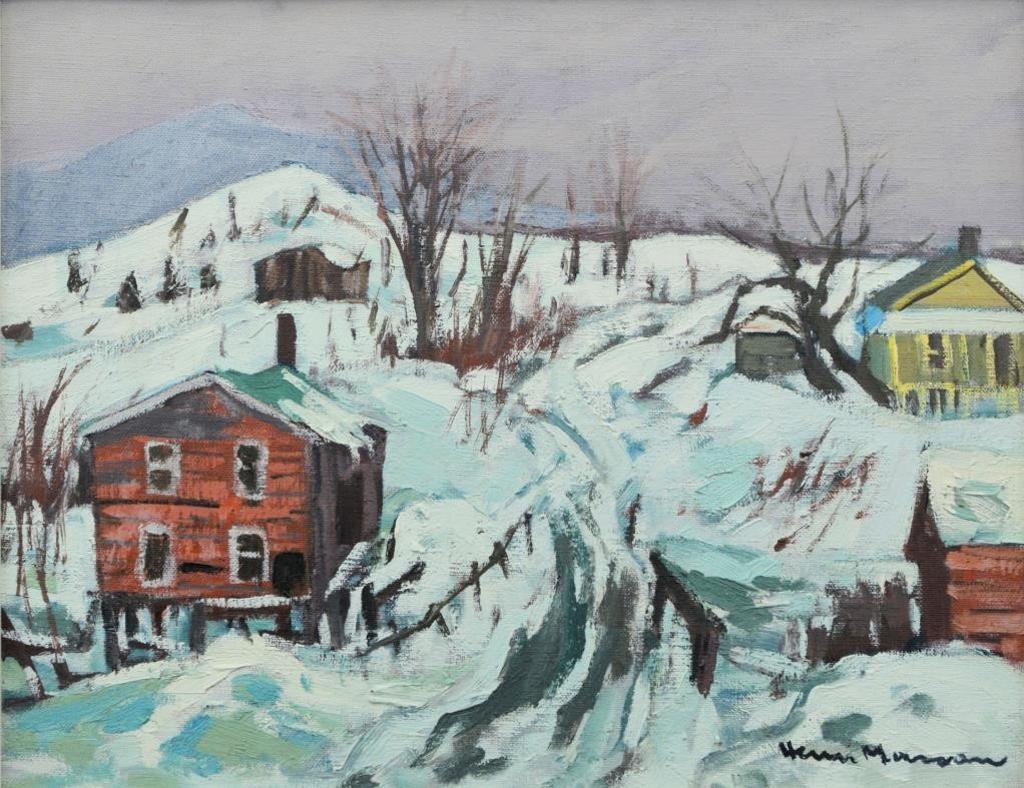 Henri Jacques Masson (1907-1995) - Old Sawmill, Masham Quebec, 1974