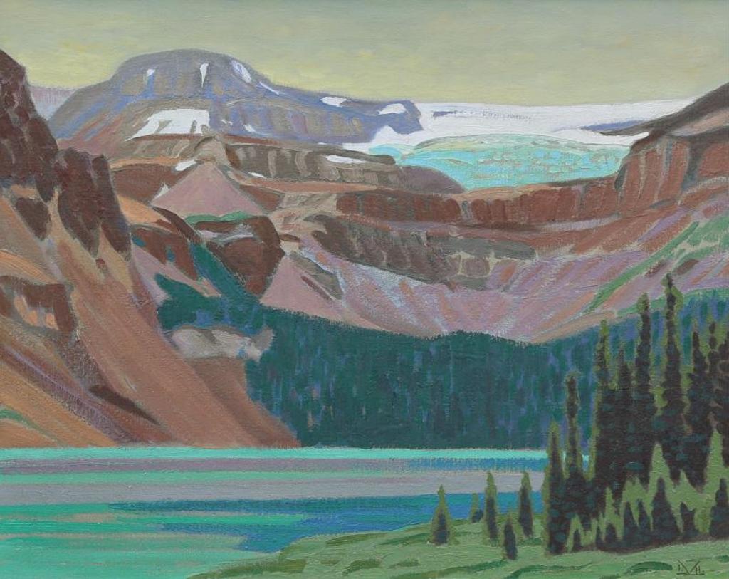 Illingworth Holey (Buck) Kerr (1905-1989) - Bow Lake & Glacier; 1976