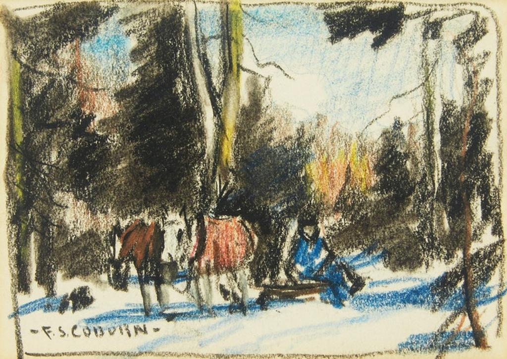 Frederick Simpson Coburn (1871-1960) - Untitled, Horses resting