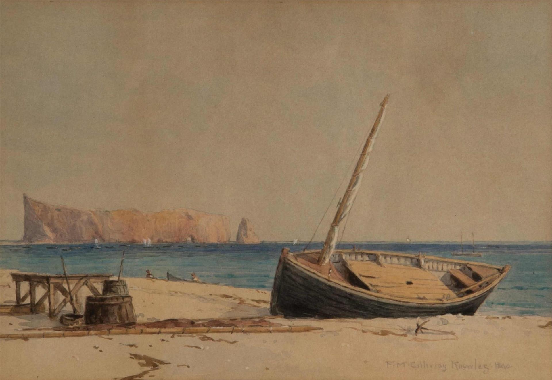 Farquhar Mcgillivray Strachan Stewart Knowles (1859-1932) - Untitled (Percé Rock)