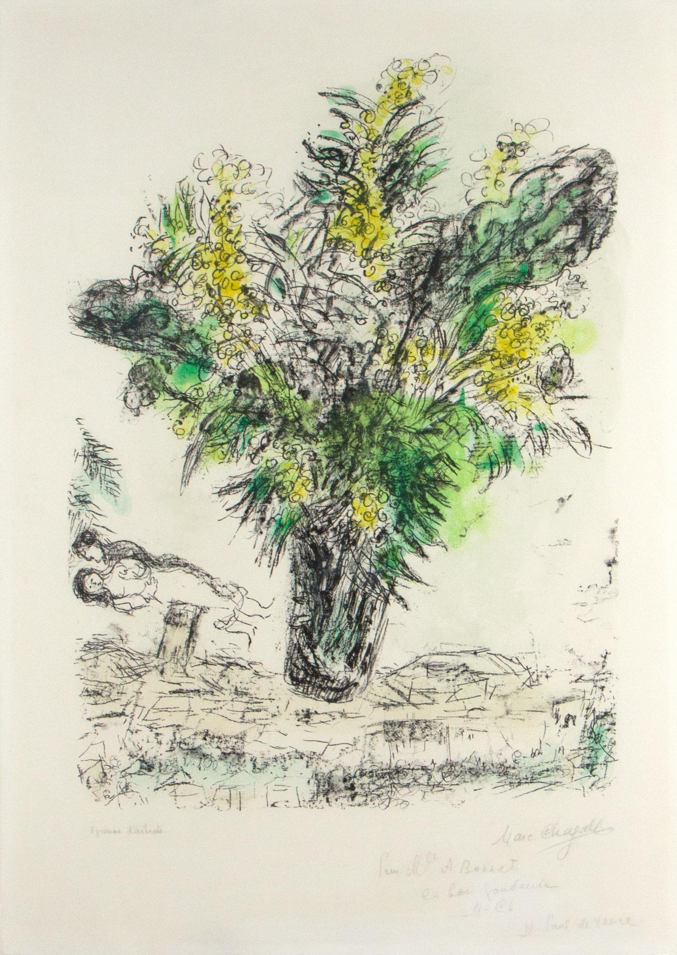 Marc Chagall (1887-1985) - Mimosas, 1968