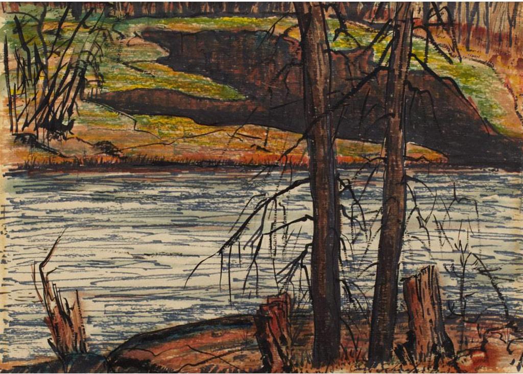 Carl Fellman Schaefer (1903-1995) - River Landscape
